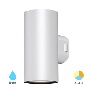 Braytron Vekta LED Wand Lamp - 2x9W - IP65 - CCT - Wit
