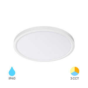 Braytron Jade LED Opbouw Lamp - Rond - 36W - IP20 - CCT - Wit