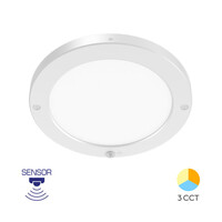 Braytron Braytron LED Opbouw Lamp met Bewegingssensor - Rond - 20W - IP20 - CCT - Wit