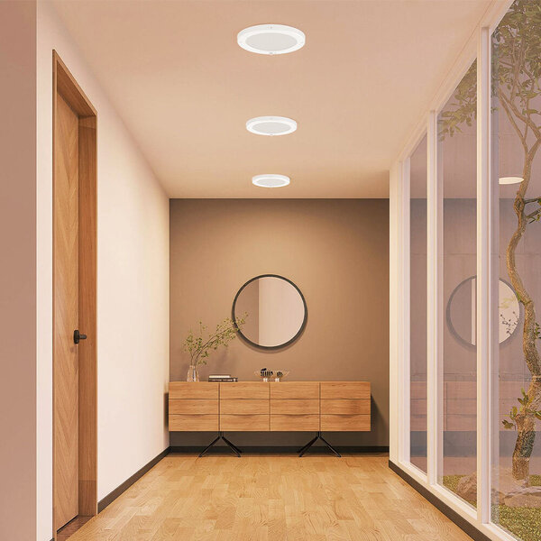 Braytron Braytron LED Opbouw Lamp met Bewegingssensor - Rond - 20W - IP20 - CCT - Wit