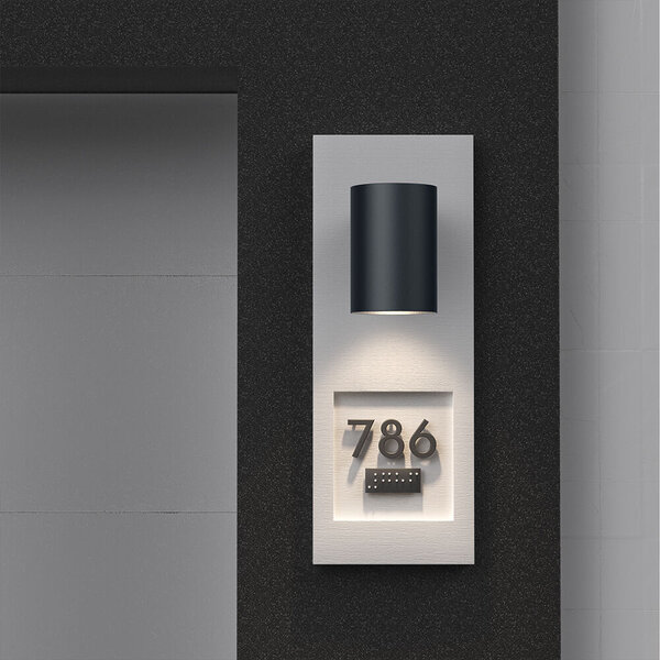 Braytron Braytron Vekta LED Wand Lamp - 9W - IP65 - CCT - Zwart