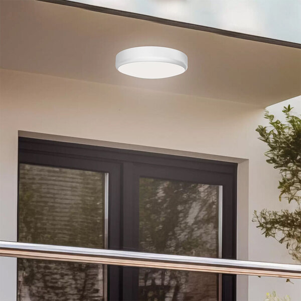 Braytron Braytron LED Lamp met Bewegingssensor - Rond - 20W - IP54 - CCT - Wit