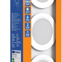 Braytron Braytron Downlight Set met 3 Spots - 5W - IP54 - CCT - Wit