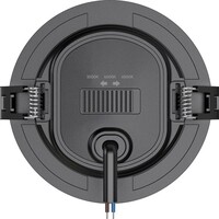 Braytron Leddle Downlight Set met 3 Spots - 5W - IP54 - CCT - Dimbaar - Zwart