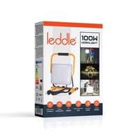 Leddle Leddle Bouwlamp - 100W - 6400K - IP65 - 10.000lm - PC Cover - 1,5m