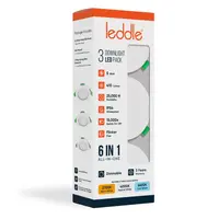 Leddle Leddle Downlight Set met 3 Spots - 5W - IP54 - CCT - Dimbaar - Wit