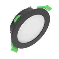 Braytron Leddle Downlight Set met 3 Spots - 5W - IP54 - CCT - Dimbaar - Zwart