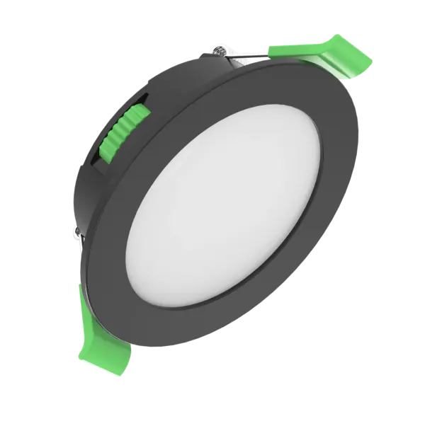 Braytron Leddle Downlight Set met 3 Spots - 5W - IP54 - CCT - Dimbaar - Zwart