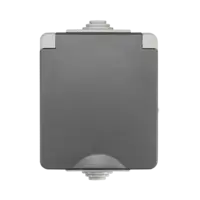 ION Industries Opbouw Wandcontactdoos IP55 Grijs