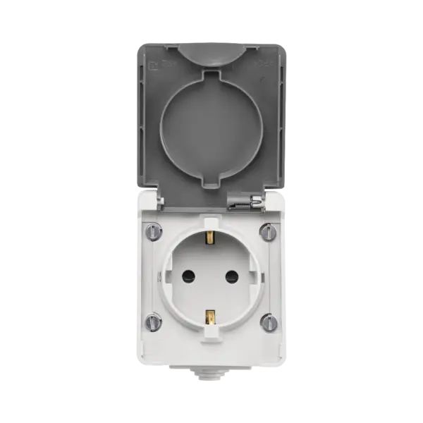 ION Industries Opbouw Wandcontactdoos IP55 Grijs