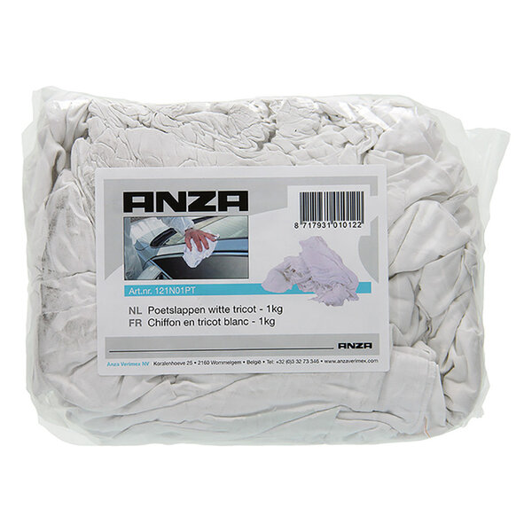 Anza Poetslap Tricot Wit 1kg zak