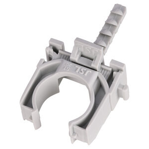 Buisclip euro - tbv 3/4 buis grijs 20 mm 10st