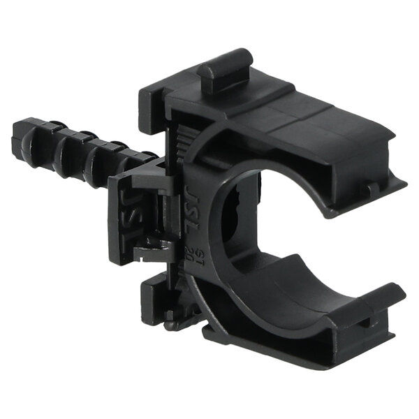 Buisclip euro tbv 3/4 buis zwart 20 mm 50st