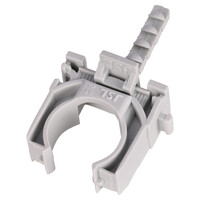 Buisclip euro - tbv 3/4 buis grijs 20 mm 50st