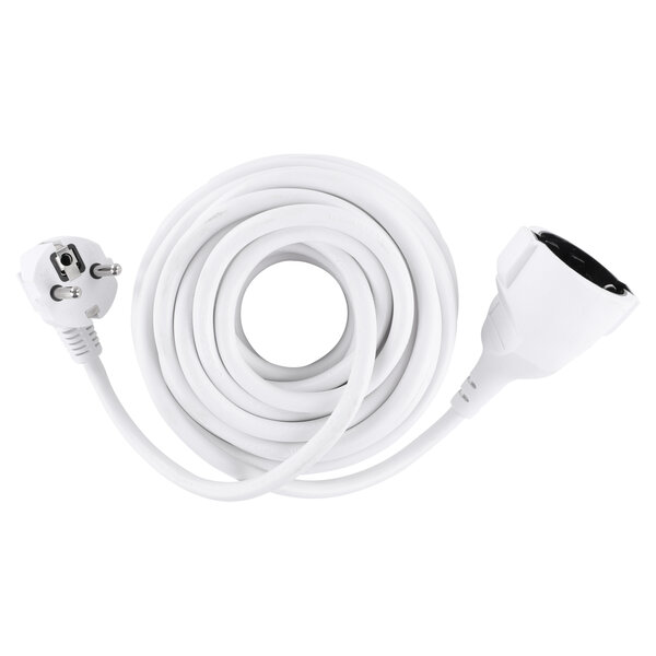 Q-Link verlengsnoer randaarde H05VV-F max 3680W wit 3 x 1.5 mm² 10 m