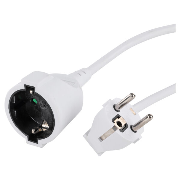 Q-Link verlengsnoer randaarde H05VV-F max 3680W wit 3 x 1.5 mm² 10 m