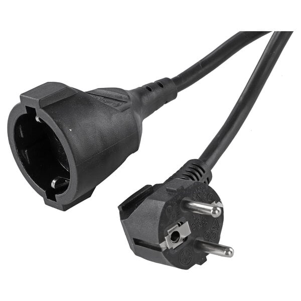 Q-Link verlengsnoer randaarde max 3680W zwart 3 x 1.5 mm² 3 m