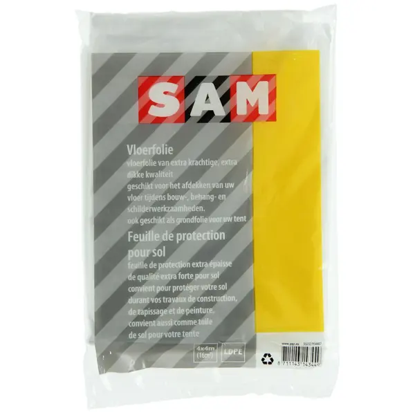Sam Vloerfolie 4x4m