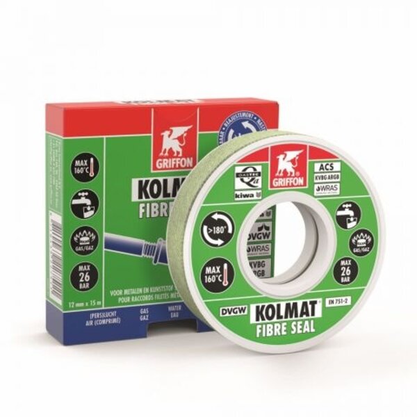 Griffon Kolmat Fibre Seal 12 mm x 15 m
