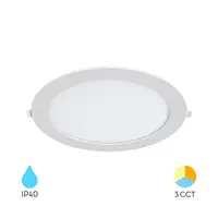 Braytron led inbouw spot rond wit 18W IP40 CCT 3000K/4000K/6500K