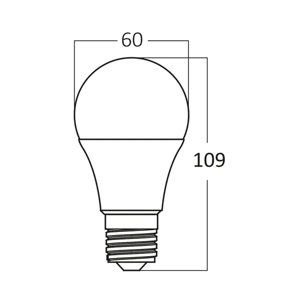 Braytron Advance 9W E27 A60 6500K LED Bulb