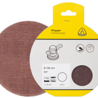 Klingspor schuurschijf gaas velco 150mm AN400 K320 5 stuks
