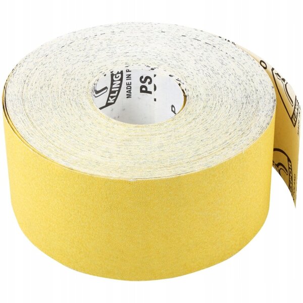 Klingspor Schuurrol 115mm x 50m geel K80