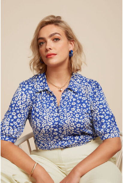 Carina Blouse Deep Ultramarine