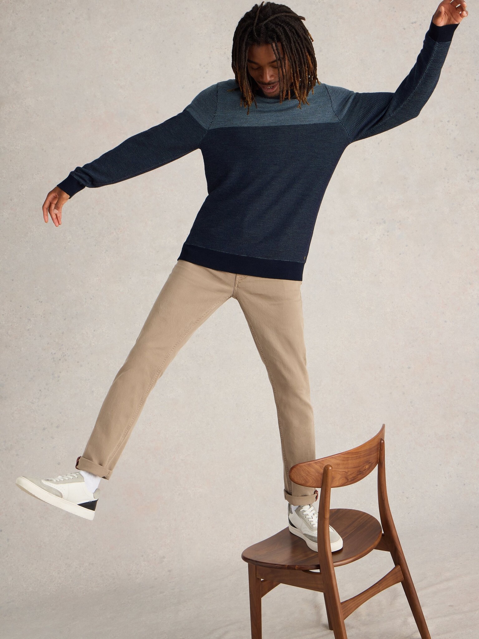 Newport Merino Jacquard Crew-4