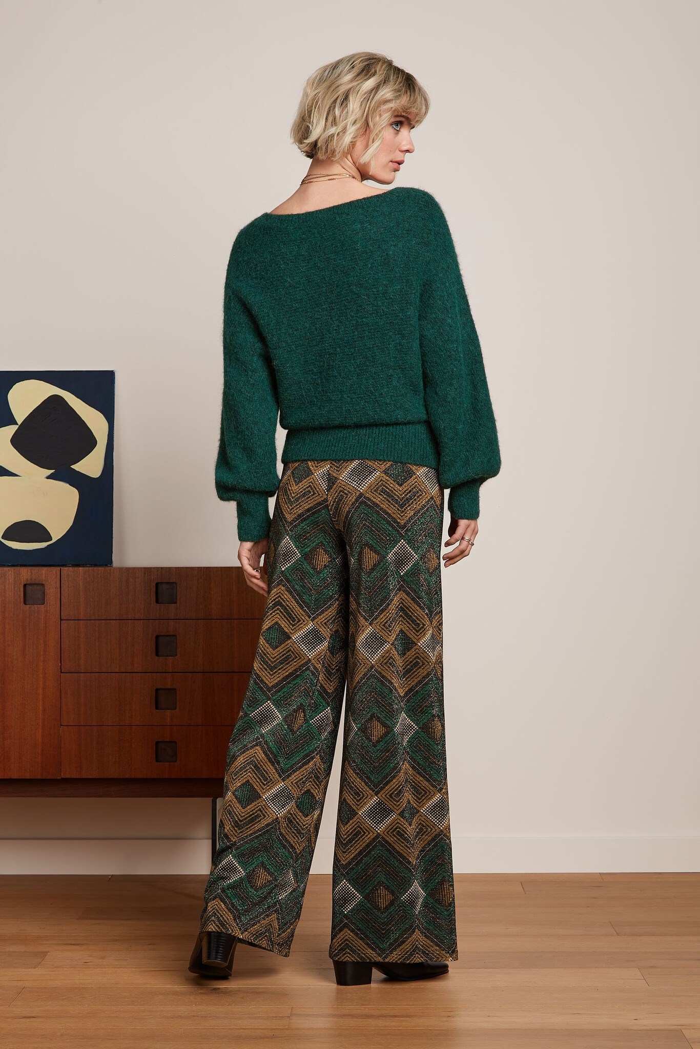Sara Pants Morrison para green-3