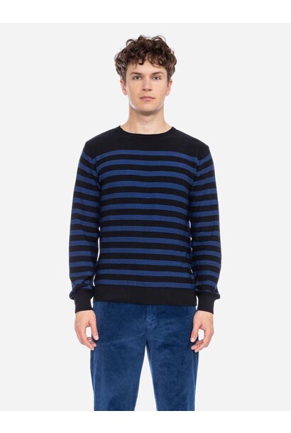 Pulli Logan blk/bl 49819