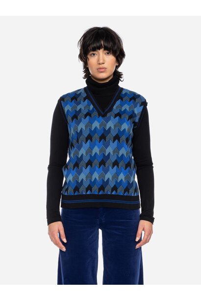 Weste Mirah bl/blk 49793