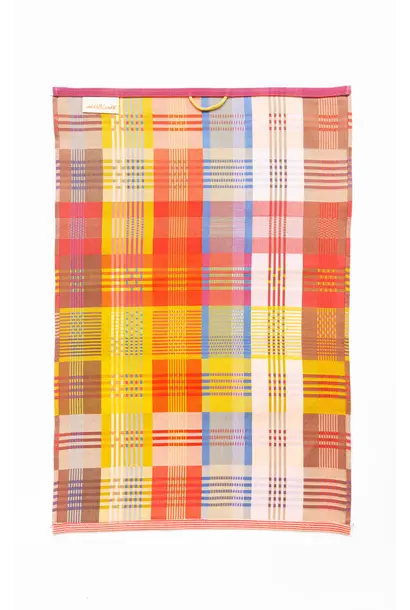#27 wild leave B Tea towel