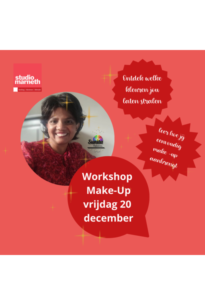 Workshop Make Up Vrijfag 20 december