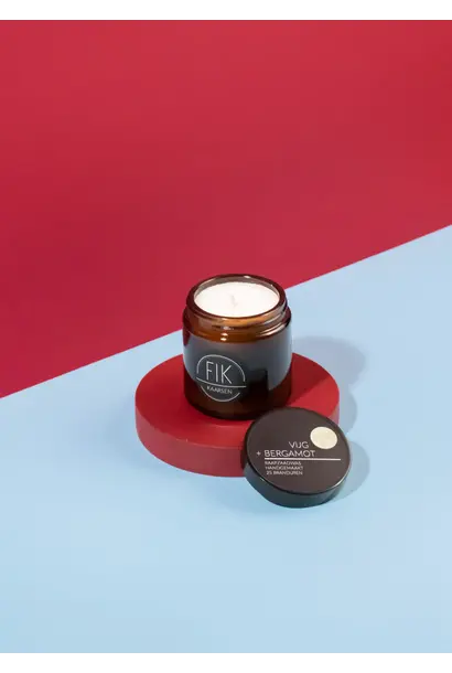 Fik kaars, vijg bergamot, katoen lont
