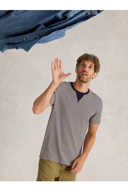 Striped Rib Tee