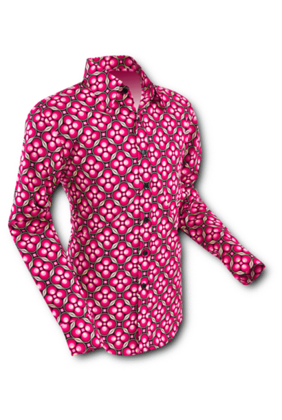 dots grid black red