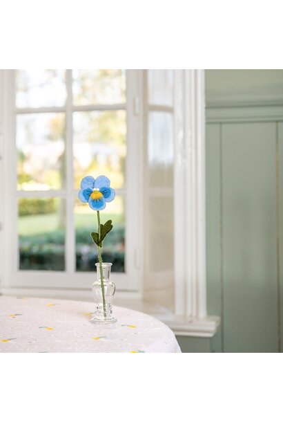 viooltje vilt licht blauw