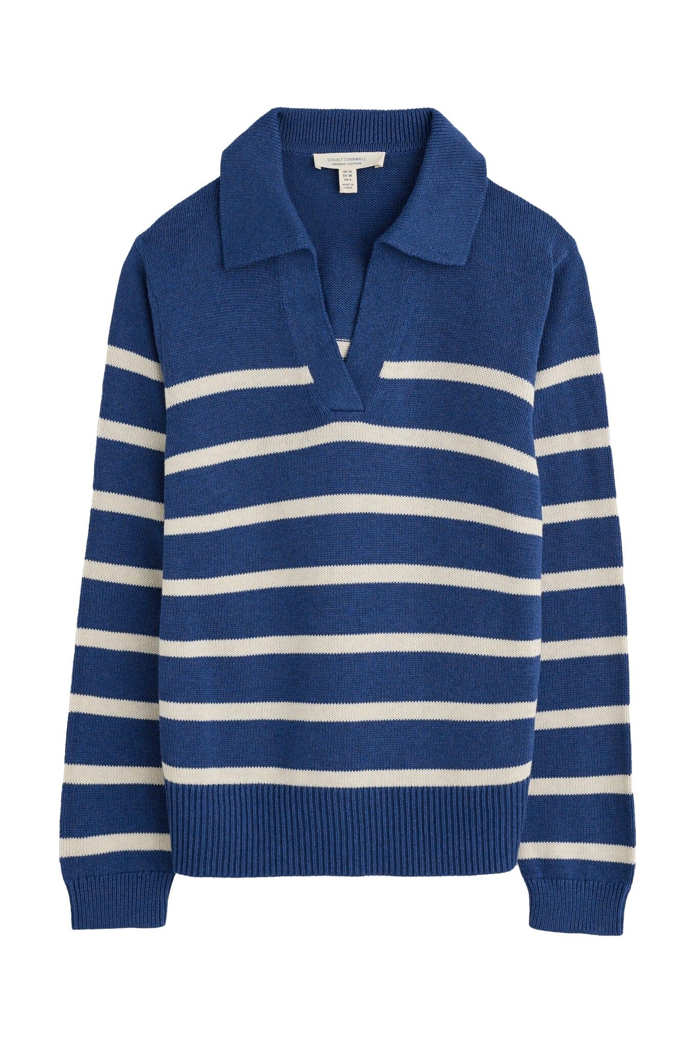 Barbizan jumper Veneer Washed Marine Chalk-4