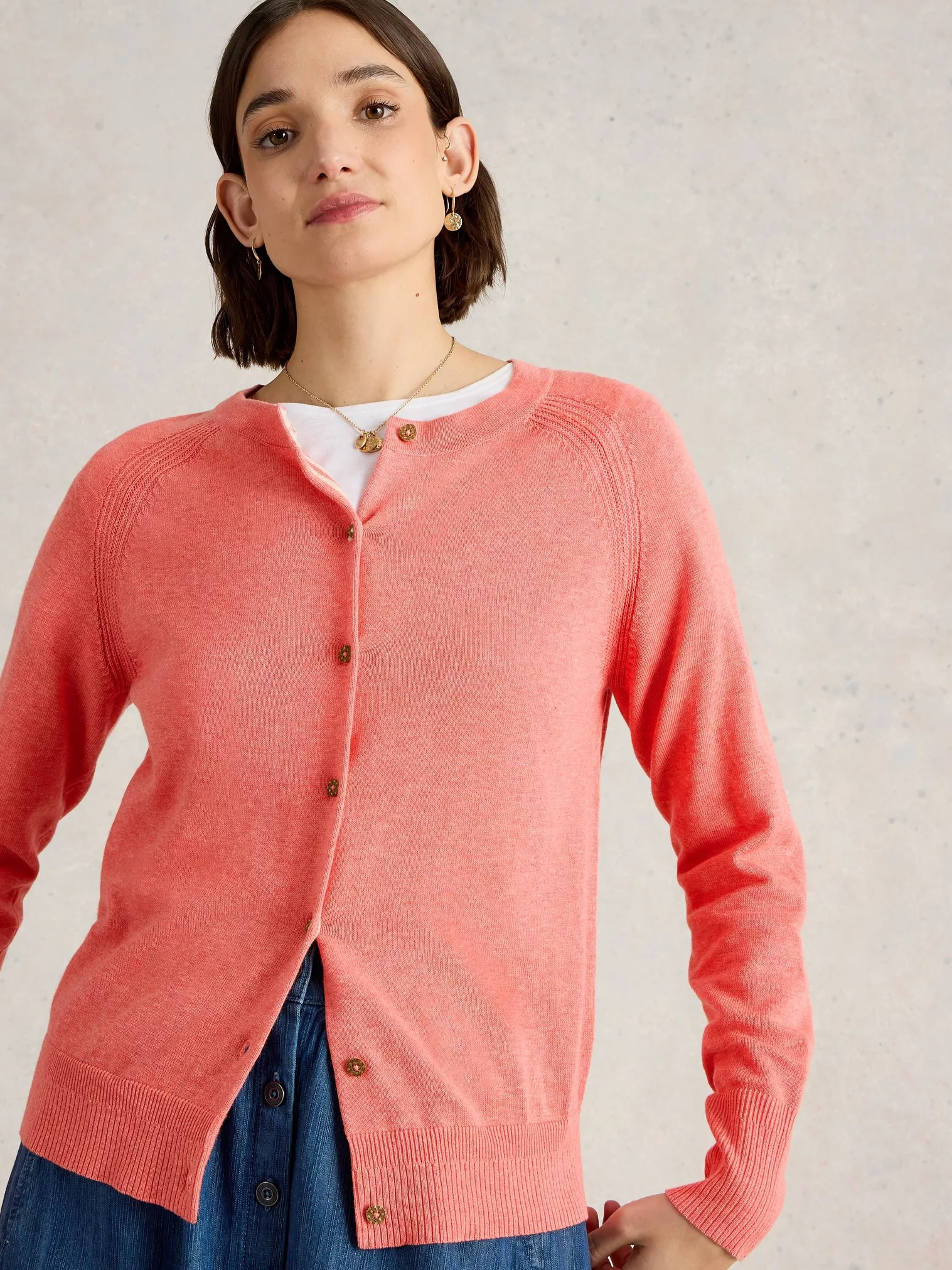 Lulu Cardi mid coral-3