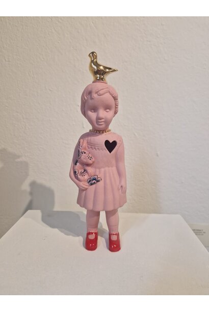 Pupke roze duif goud (6)