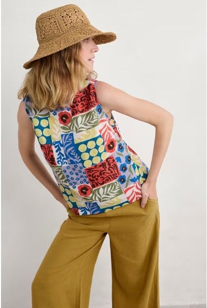 Colour study top - Headland Patchwork mix