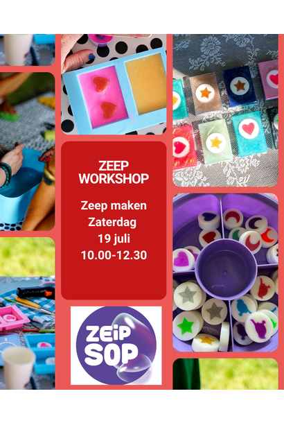 Zeepmaken 19 juli 10.00