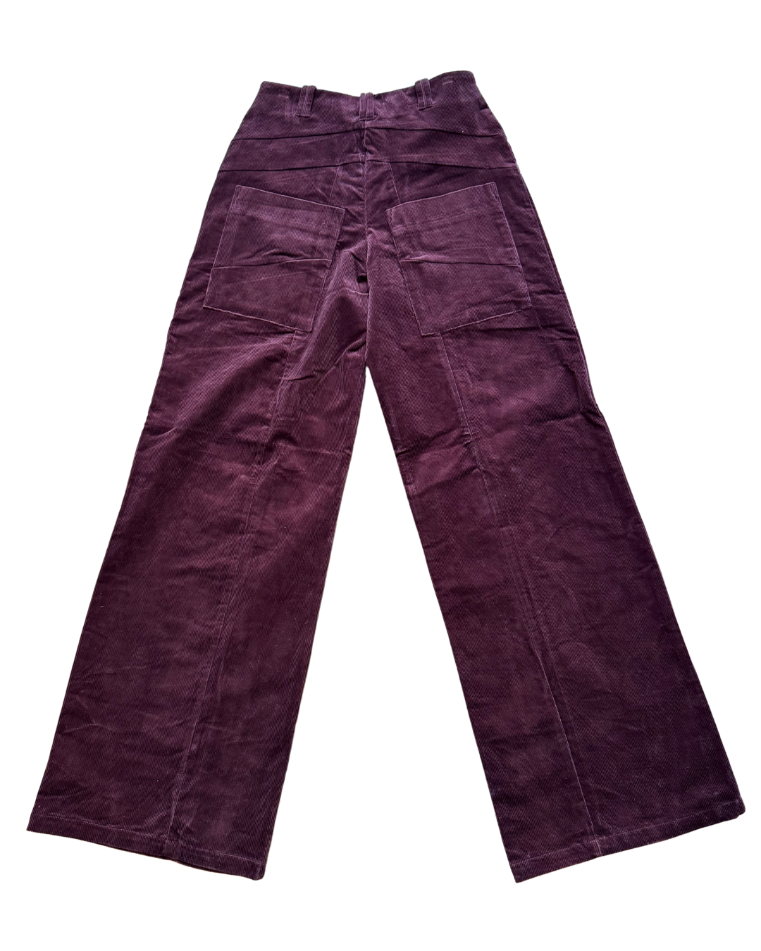 Triangle Trousers Maroon-2