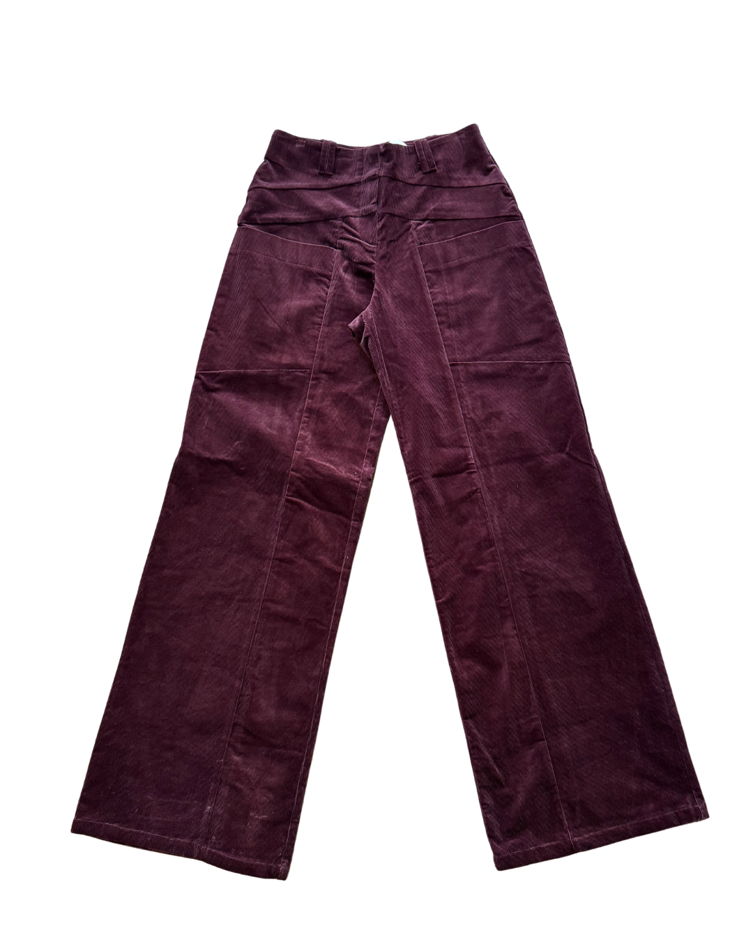 Triangle Trousers Maroon-1