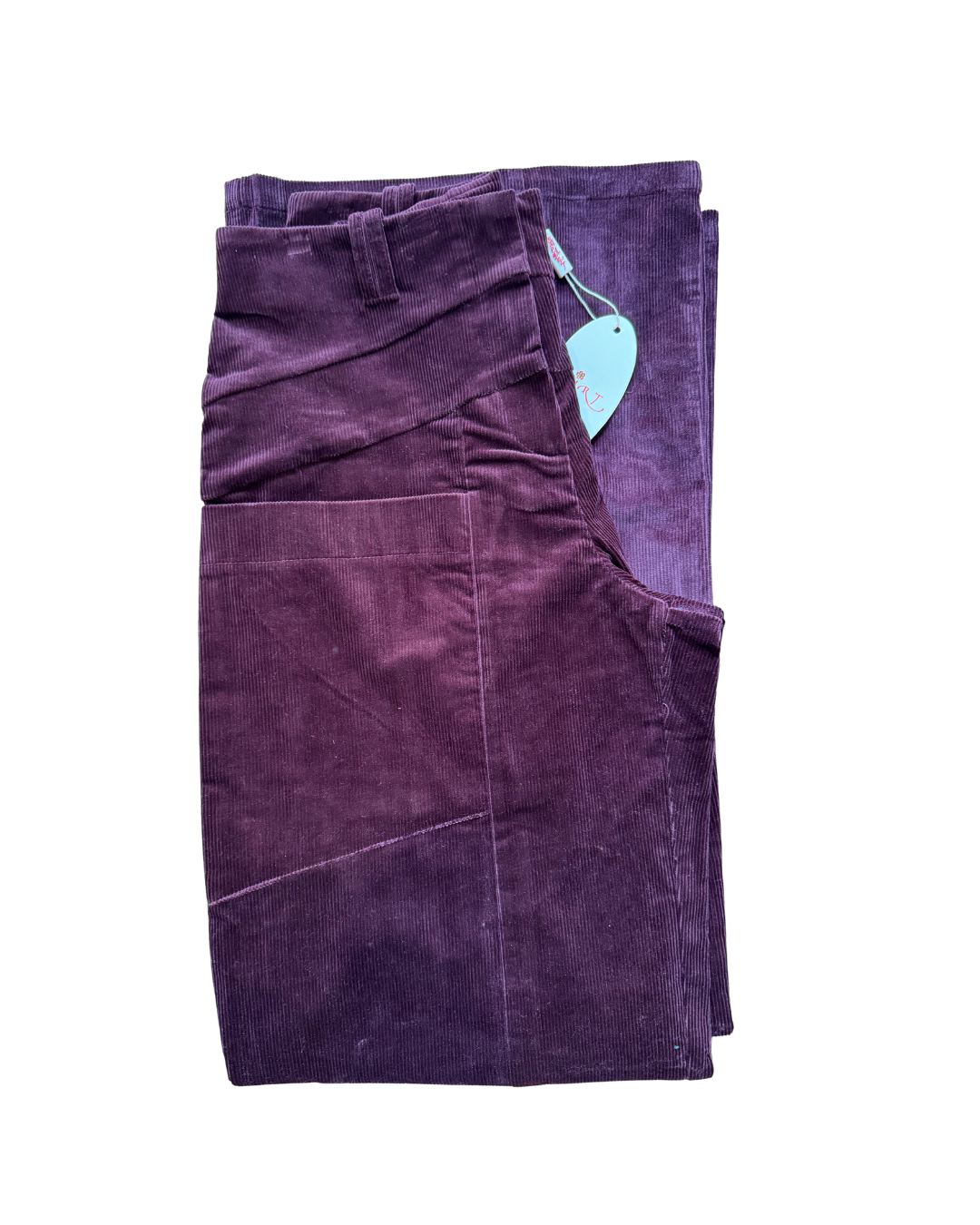 Triangle Trousers Maroon-3