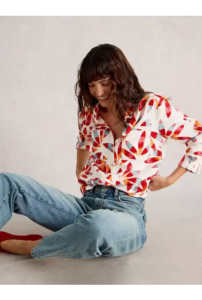 Sophie organic cotton shirt ivory pr