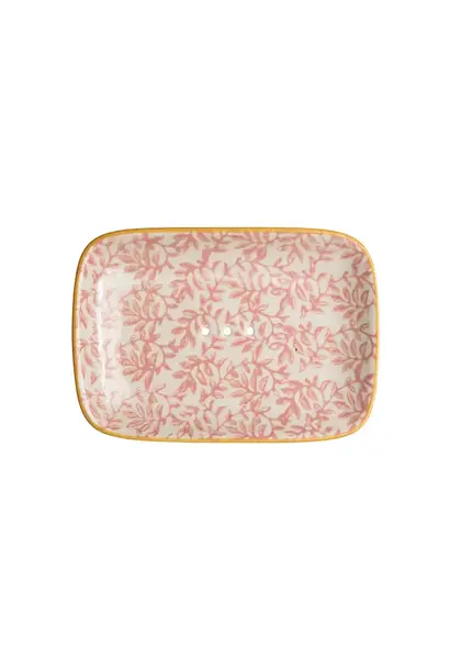 Soap Dish Floral roze