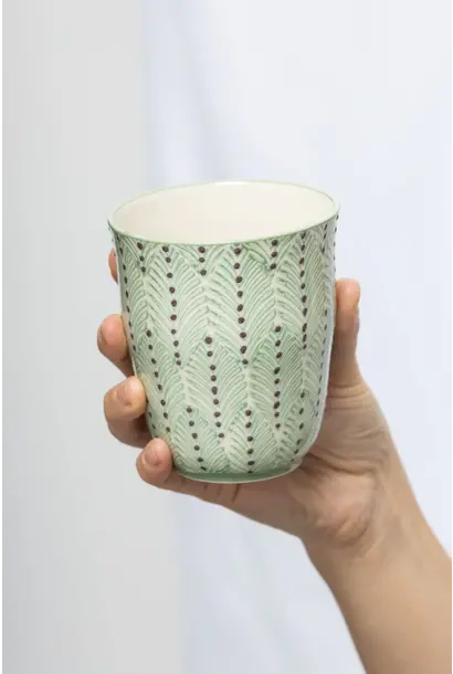 Mug blue rot rosa