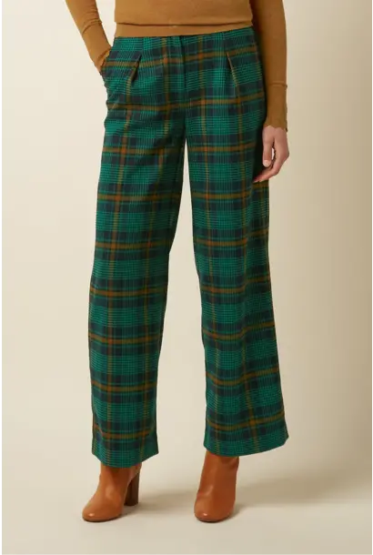 Rosa Pants Leeds Check evening blue